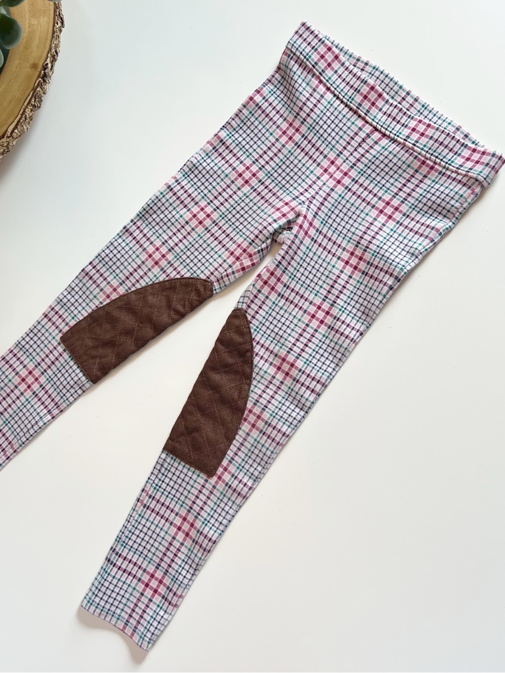 Janie and Jack Houndstooth Horse Riding Leggings | Size 5